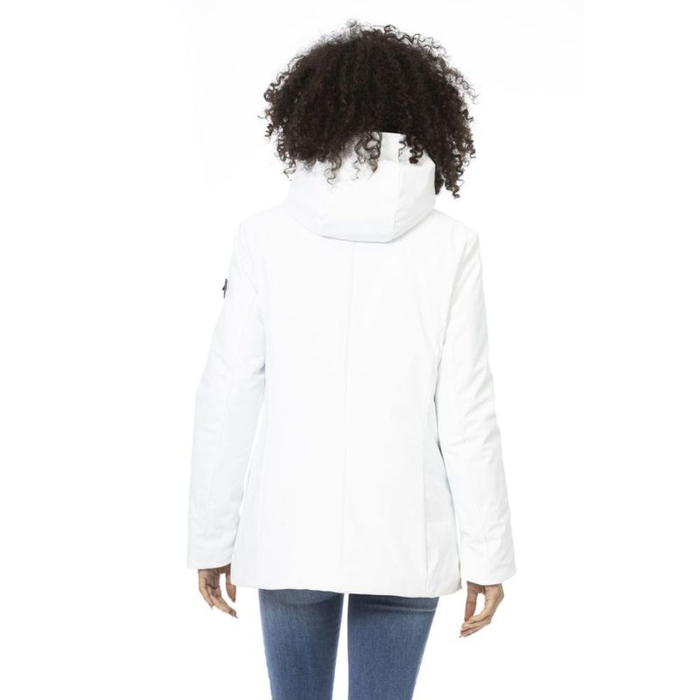 Baldinini Trend  White Polyester Jackets  Coat - Picture 3 of 5